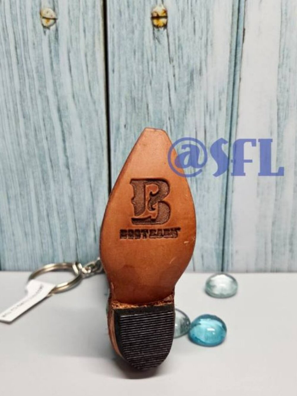 Boot Barn Cowboy Boot Keychain Key Fob Bag Charm In Turquoise Multi